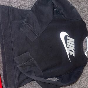Nike Black and White Logo Sweatshirt